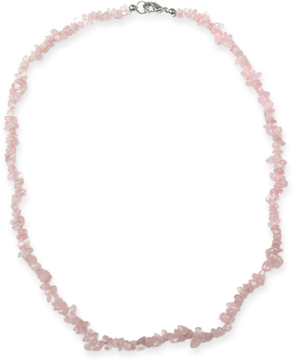Splitketting Roze kwarts smal