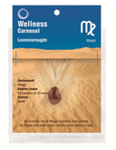 Carneool Sterrenbeeldhanger Maagd met RVS Kettingje