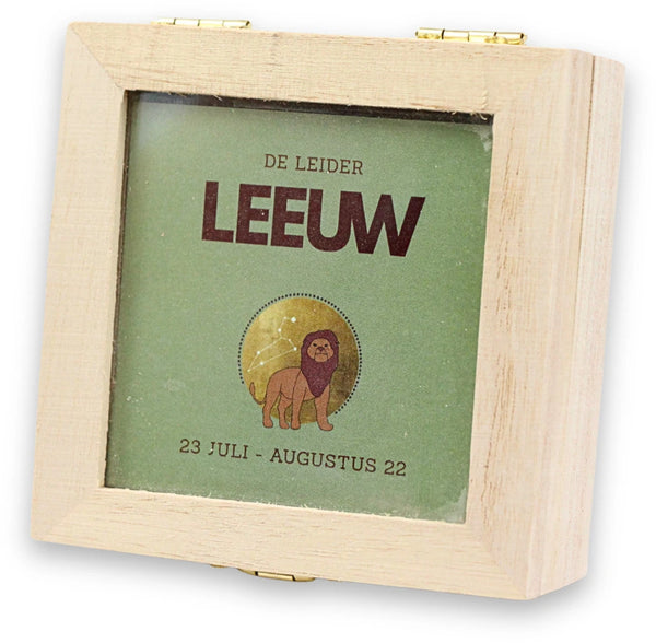 Sterrenbeeld trommelsteen setje - LEEUW