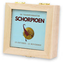 Sterrenbeeld trommelsteen setje - SCHORPIOEN