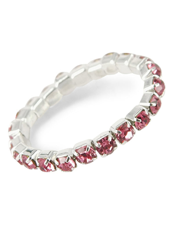 Stretch ring roze
