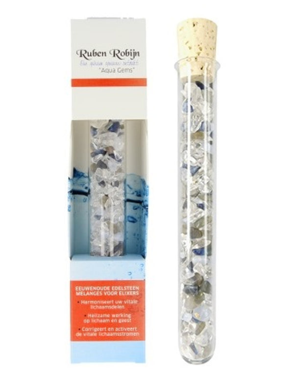 Succes Verwondering Aqua Gems Edelsteenwand Formaat S Bergkristal Chalcedoon Labradoriet Sodaliet