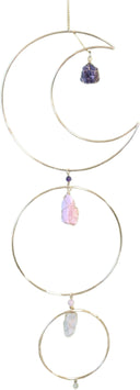 Suncatcher / raamhanger maan Gouden driehoek