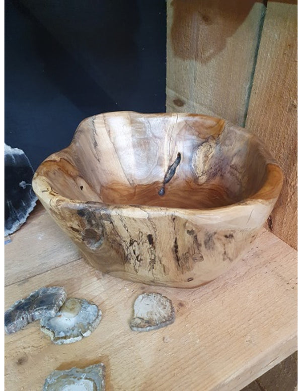 Decoratieve Schaal Teakhout (ca. 25x15 cm)