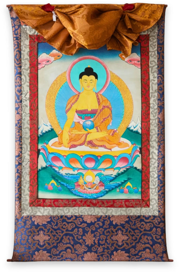 Thangka nr.04 - Boeddha Shakyamuni goud