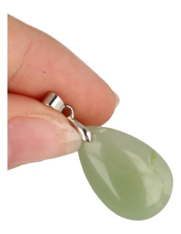 Druppel Hanger Aventurijn Groen