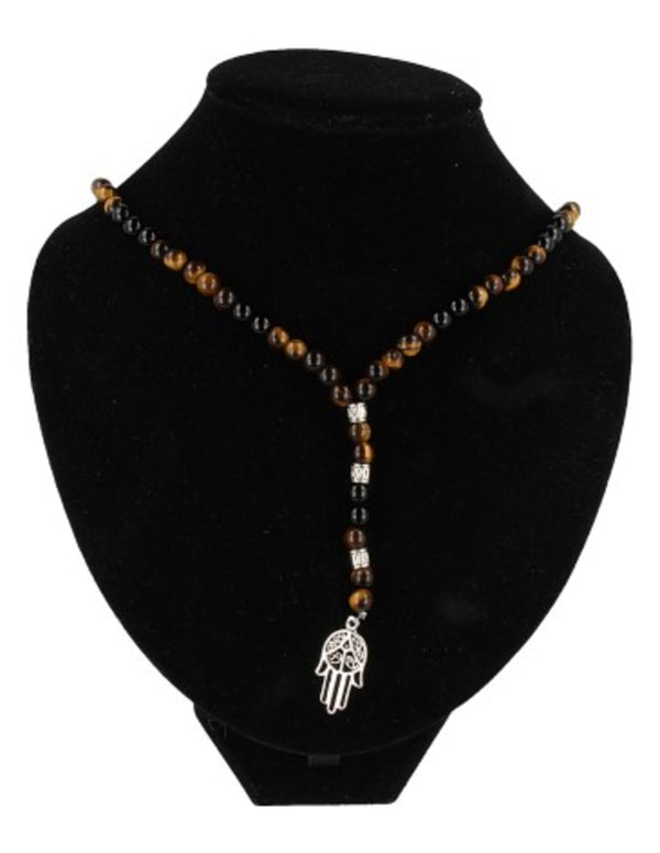 Mannen Ketting van Tijgeroog en Onyx