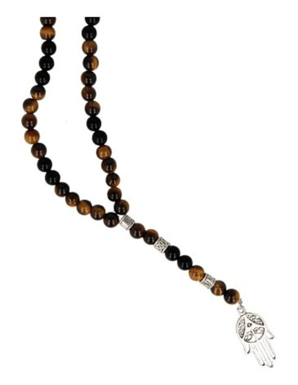 Mannen Ketting van Tijgeroog en Onyx