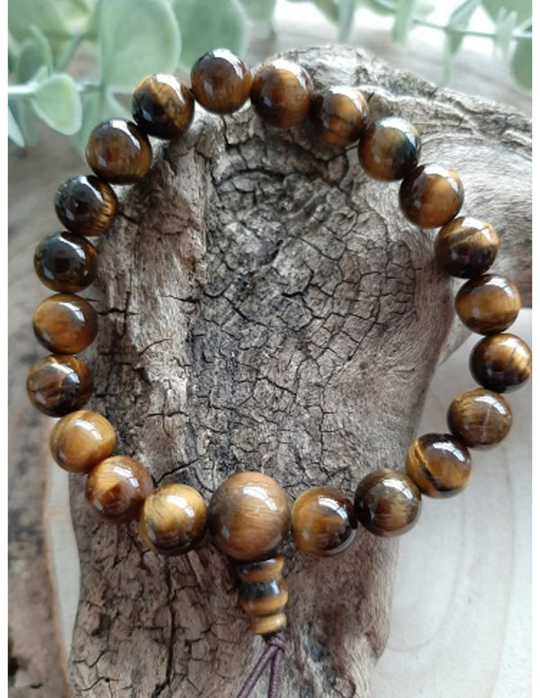 Edelsteen Armband Tijgeroog Powerbead
