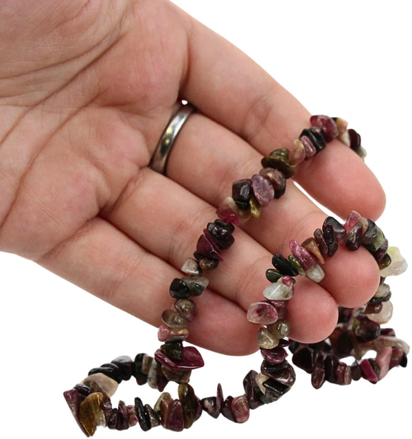 Splitketting Toermalijn Watermeloen (Multi)