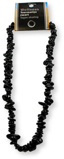 Toermalijn zwart splitketting + kaart