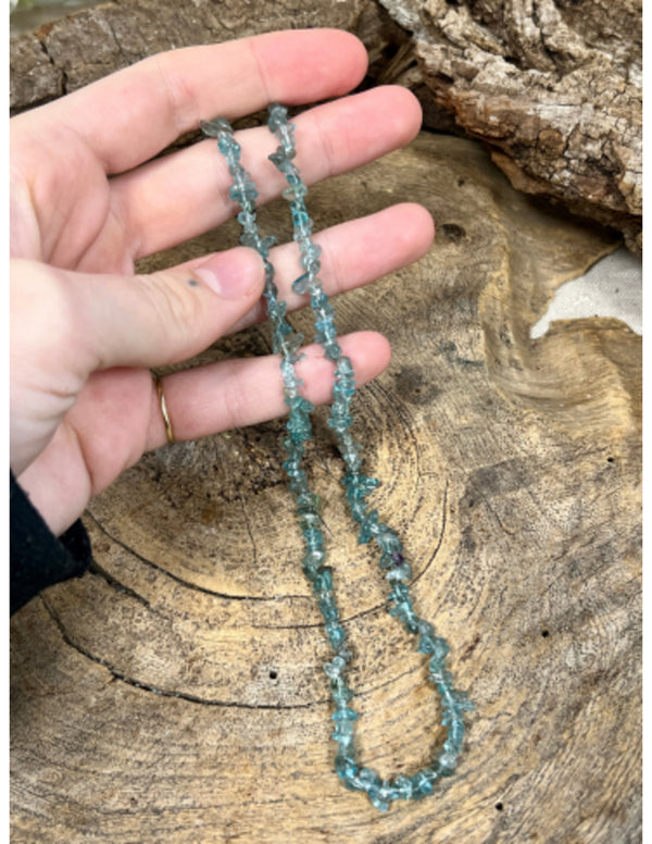 Splitketting Topaas Blauw