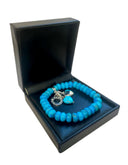 Edelsteen Armband Turquereniet Rond Ruby Mania