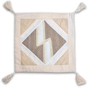 Varada Kussenhoes met kwasten - Zigzag - naturel
