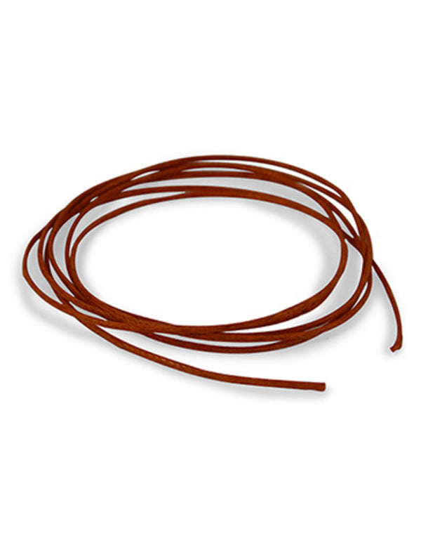 Waskoord 1 mm oranje, per meter
