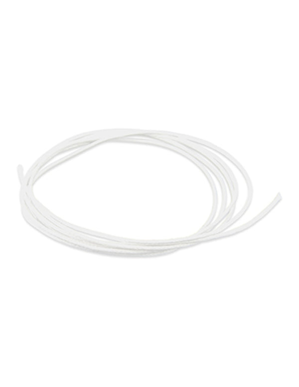 Waskoord 1 mm wit, per meter