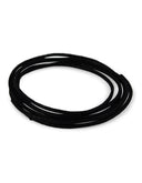Waskoord 2 mm zwart, per meter