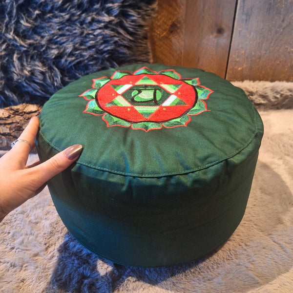 YogaStyles Chakra Collectie Meditatiekussens Geborduurde Chakra Symbolen