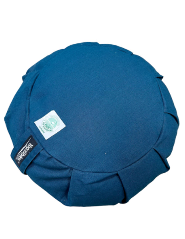 YogaStyles Organic Zafu Meditatiekussen Petrol Biologisch Katoen