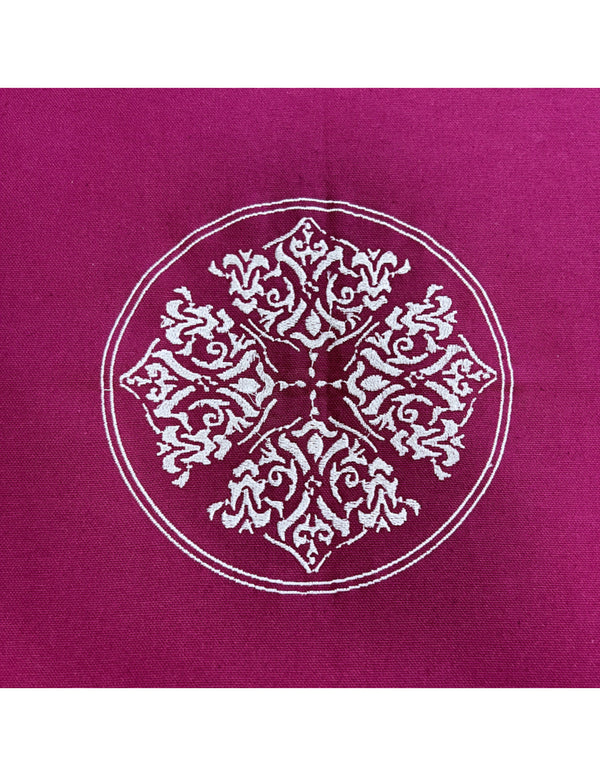 YogaStyles Zabuton Paars Comfortabel Meditatiekussen Duurzaam en Stijlvol Design