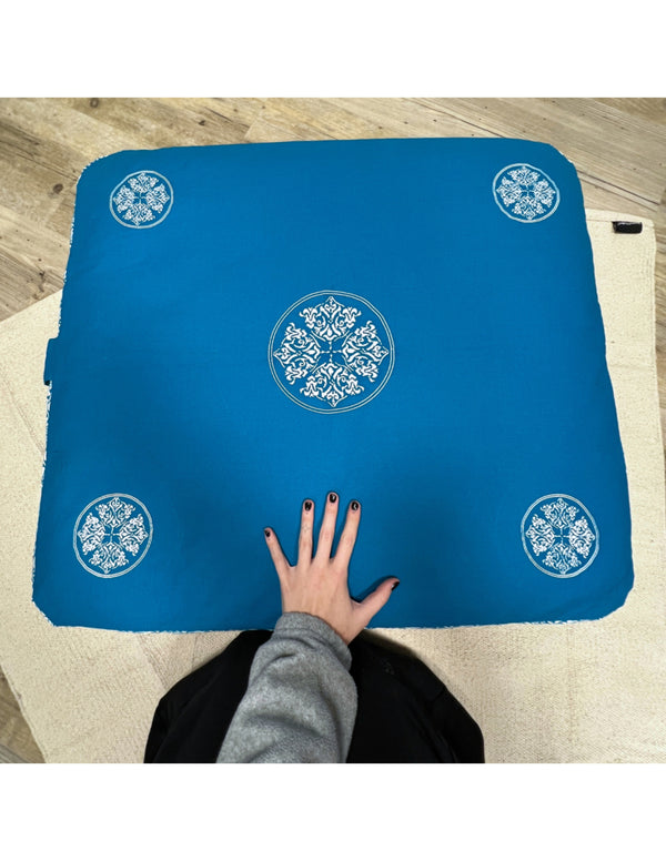 YogaStyles Zabuton Turquoise Kussen Meditatie Comfort en Ondersteuning