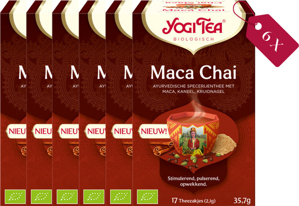 Yogi Tea Maca Chai - tray: 6 stuks