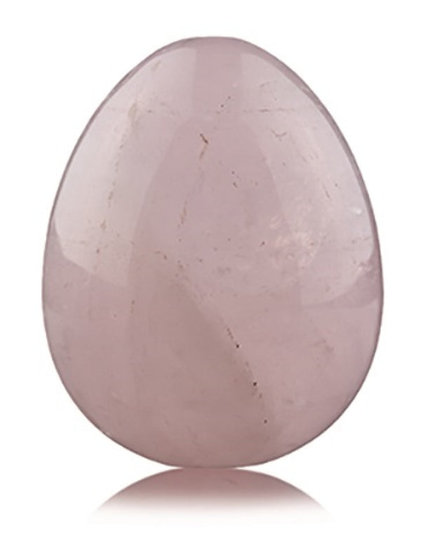 Yoni ei Roze kwarts 47-48 mm B-keus