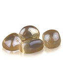 Zonneschijn aura trommelstenen 100 gr. (gecoat) (mt2)