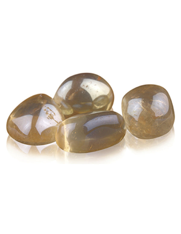Zonneschijn aura trommelstenen 100 gr. (gecoat) (mt2)