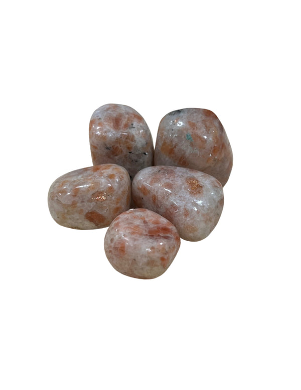 Zonnesteen knuffelstenen AA kwaliteit 100 gram ca 3 stuks