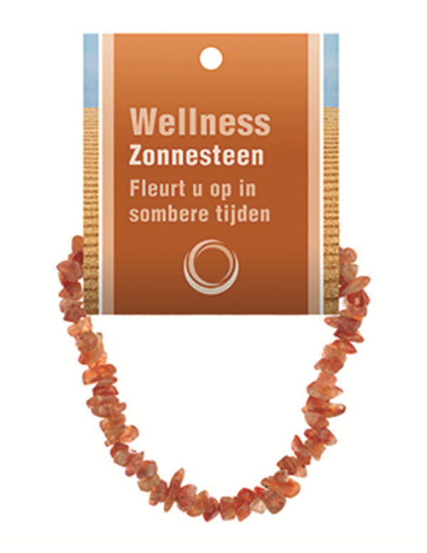 Zonnesteen splitarmband + kaart