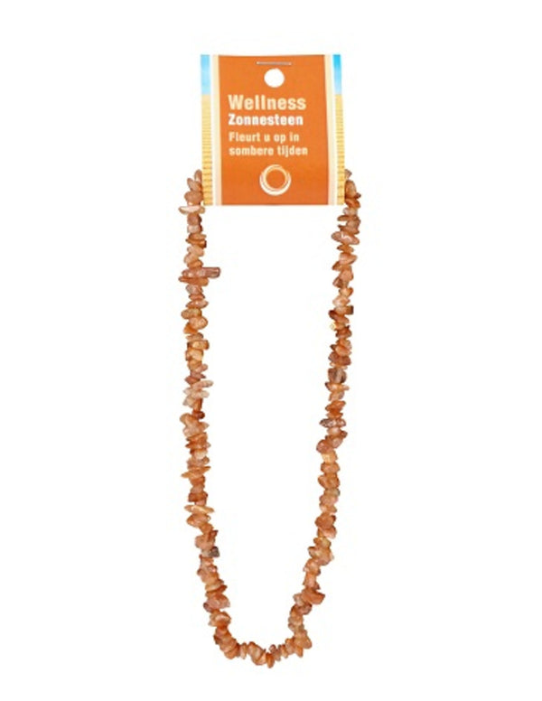 Zonnesteen splitketting + kaart