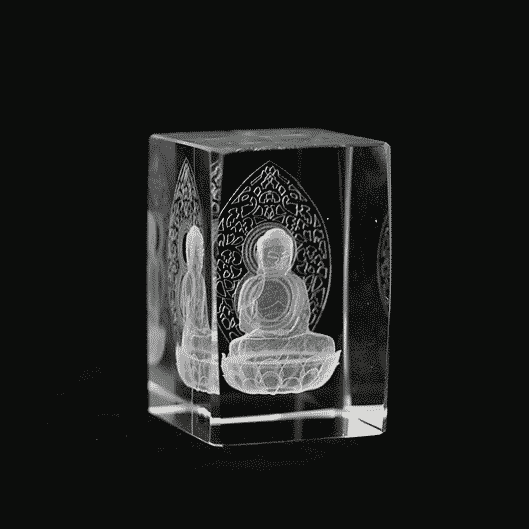 Kristal Laser Boeddha