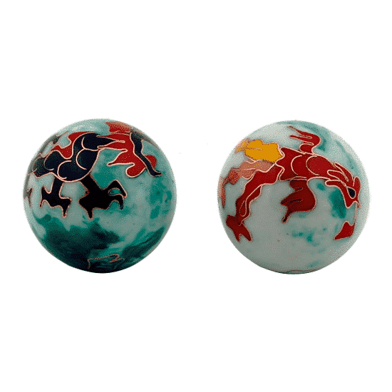 Meridiaankogels Draak & Phoenix - 3 cm