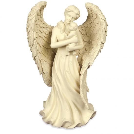 Engelbeeld met Baby (22 cm)