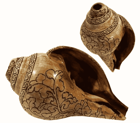Rituele Schelp Oneindige Knoop Puja
