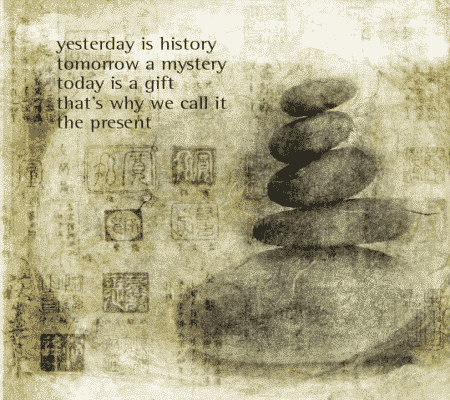 Wenskaart Yesterday is History
