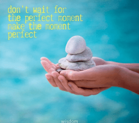 Dubbele Kaarten Don&apos;t Wait for the Perfect