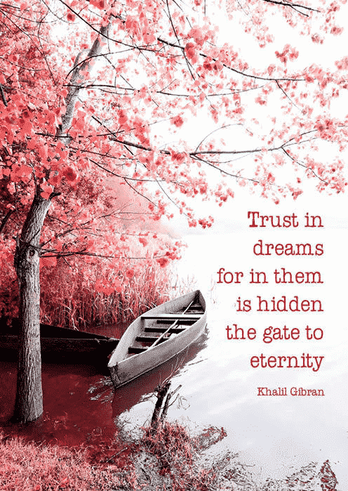 Ansichtkaarten Trust in Dreams..