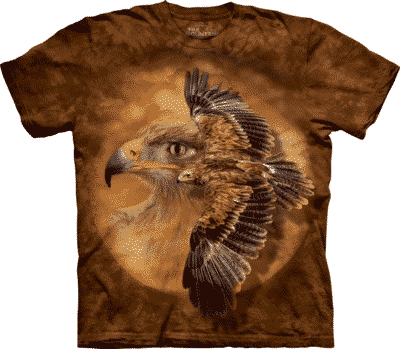 T-Shirt Mountain Artwear Tawny Eagle L