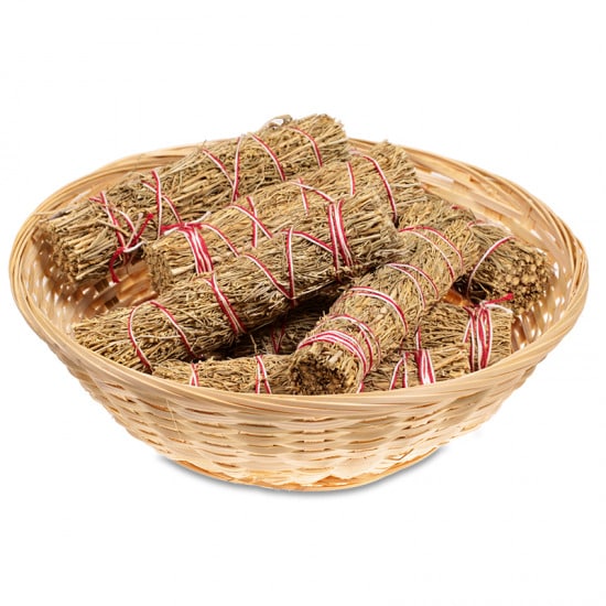Desert Sage Smudge Stick - 12 in Mandje - (11 cm)