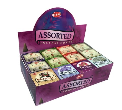 HEM Wierook Kegels Assortiment (48 pakjes)