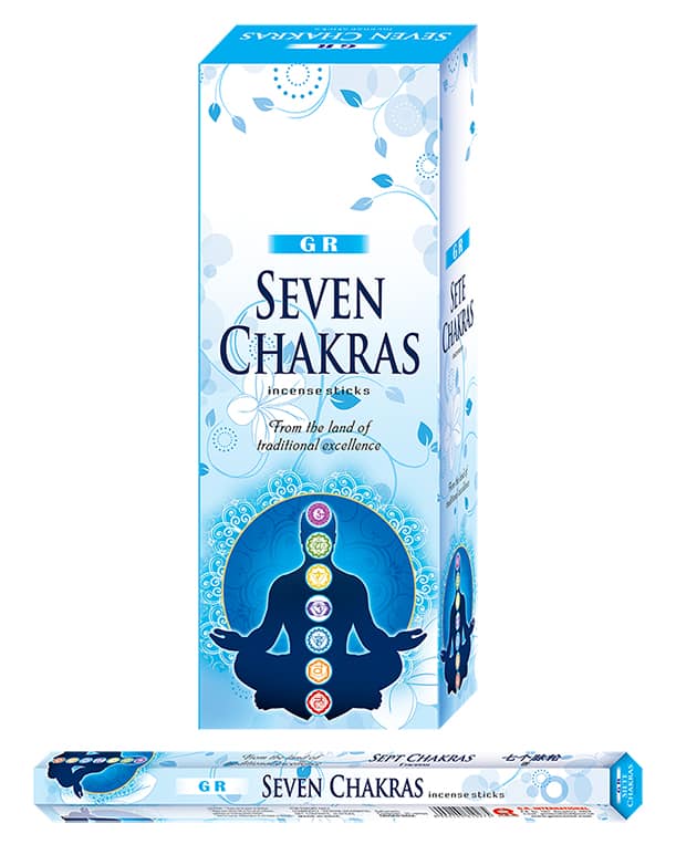 G.R. Wierook 7 Chakra&apos;s (6 pakjes)