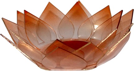 Lotus Kaarshouder Acryl Sacraal Chakra