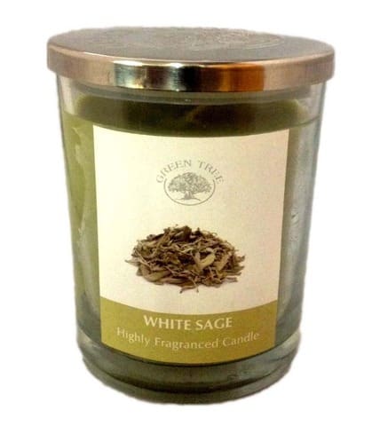 Green Tree Geurkaars White Sage (200 gram)