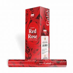Darshan Wierook Red Rose (6 pakjes)