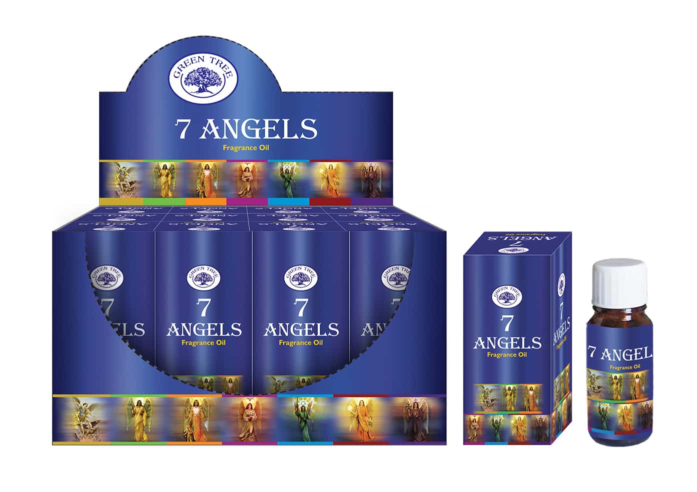 Green Tree Geurolie 7 Angels (12 potjes)