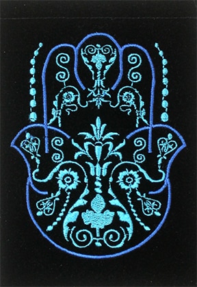 Fluwelen Tas - Hand Fatima
