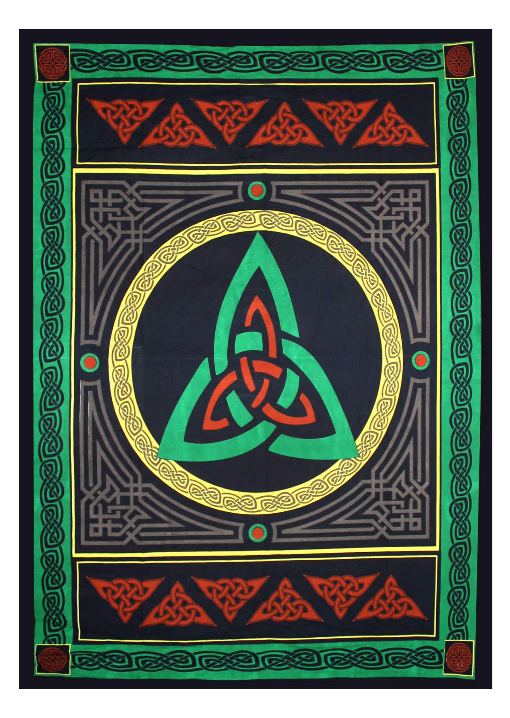 Katoen Wandkleed Triquetra