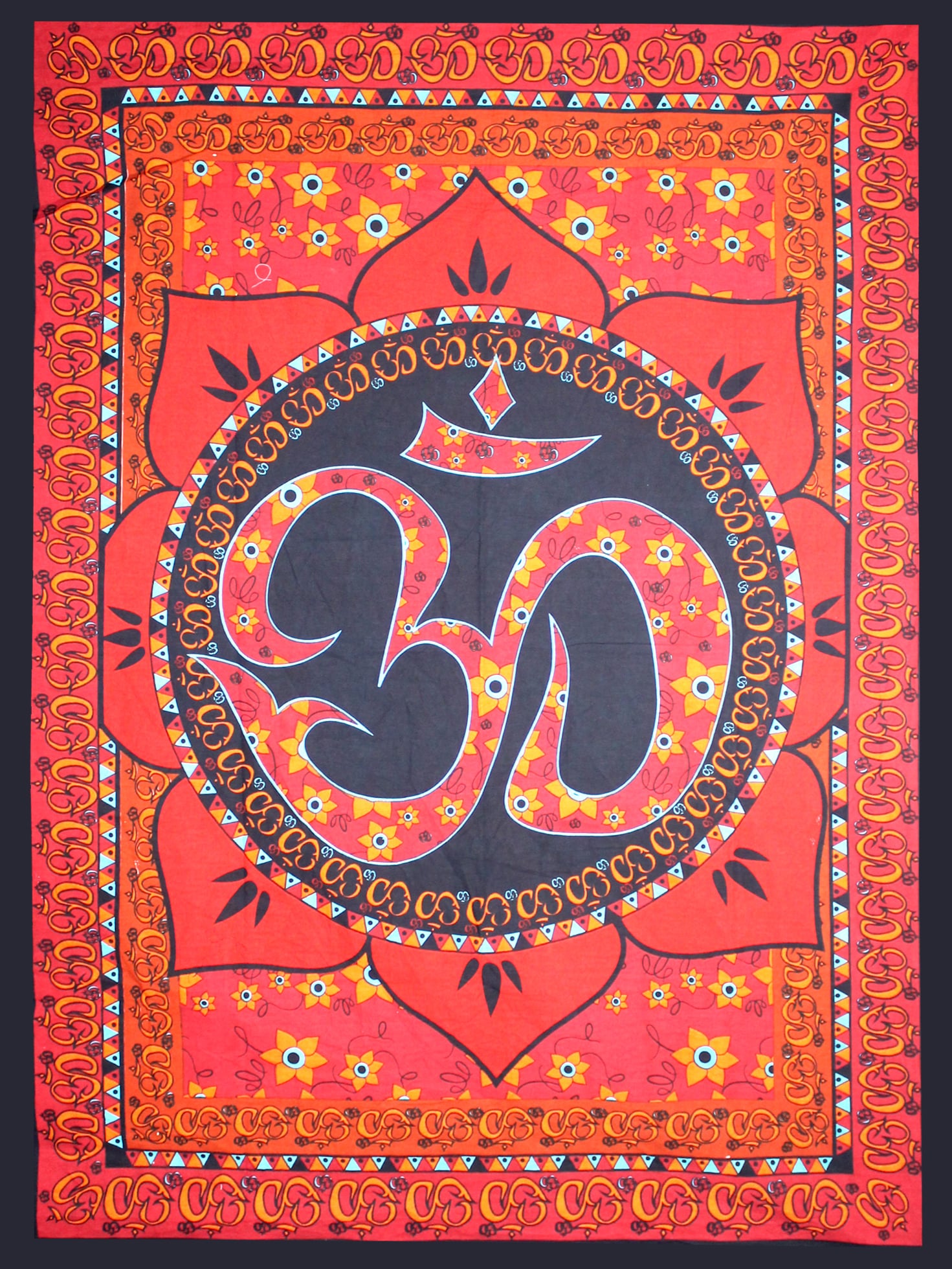 Katoenen Wandkleed OHM Lotus